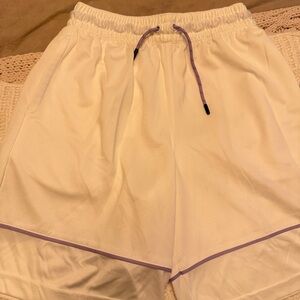 BCG White and Purple Men's Shorts